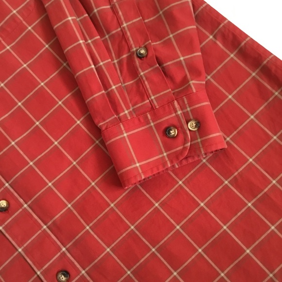 ORVIS Mid-Weight Button Down in Pumpkin Spice / Dark Rust. Sz XL - Picture 5 of 5